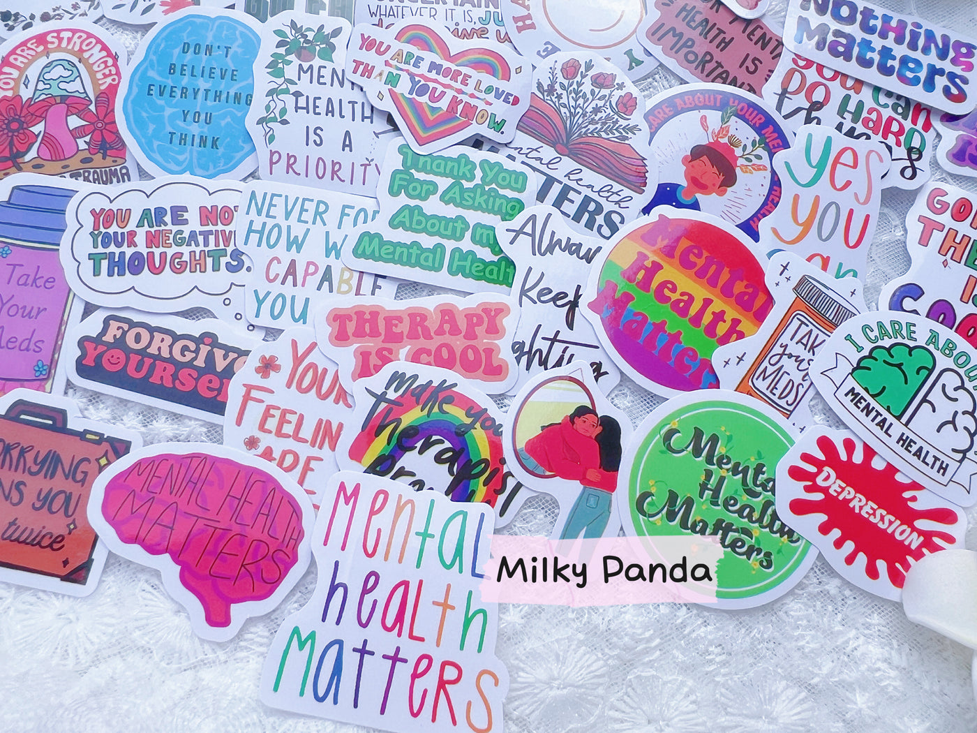 Mental Health Vinyl Stickers