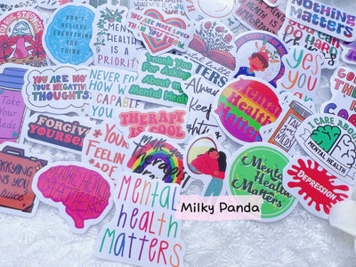 Mental Health Vinyl Stickers
