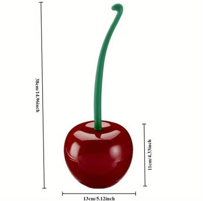 Cherry Toilet Brush Set