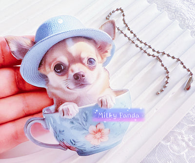 Chihuahua Keyring Charm