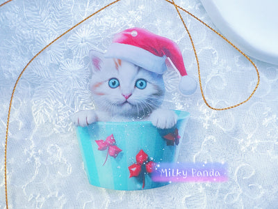 Christmas Cat Charm