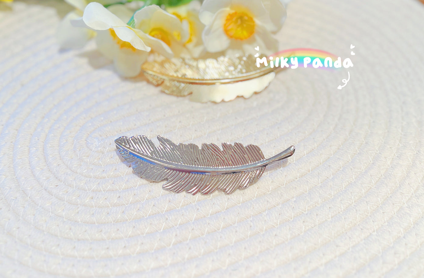 Large Feather Hair Clip