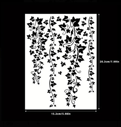 Leaves Vine Stencil