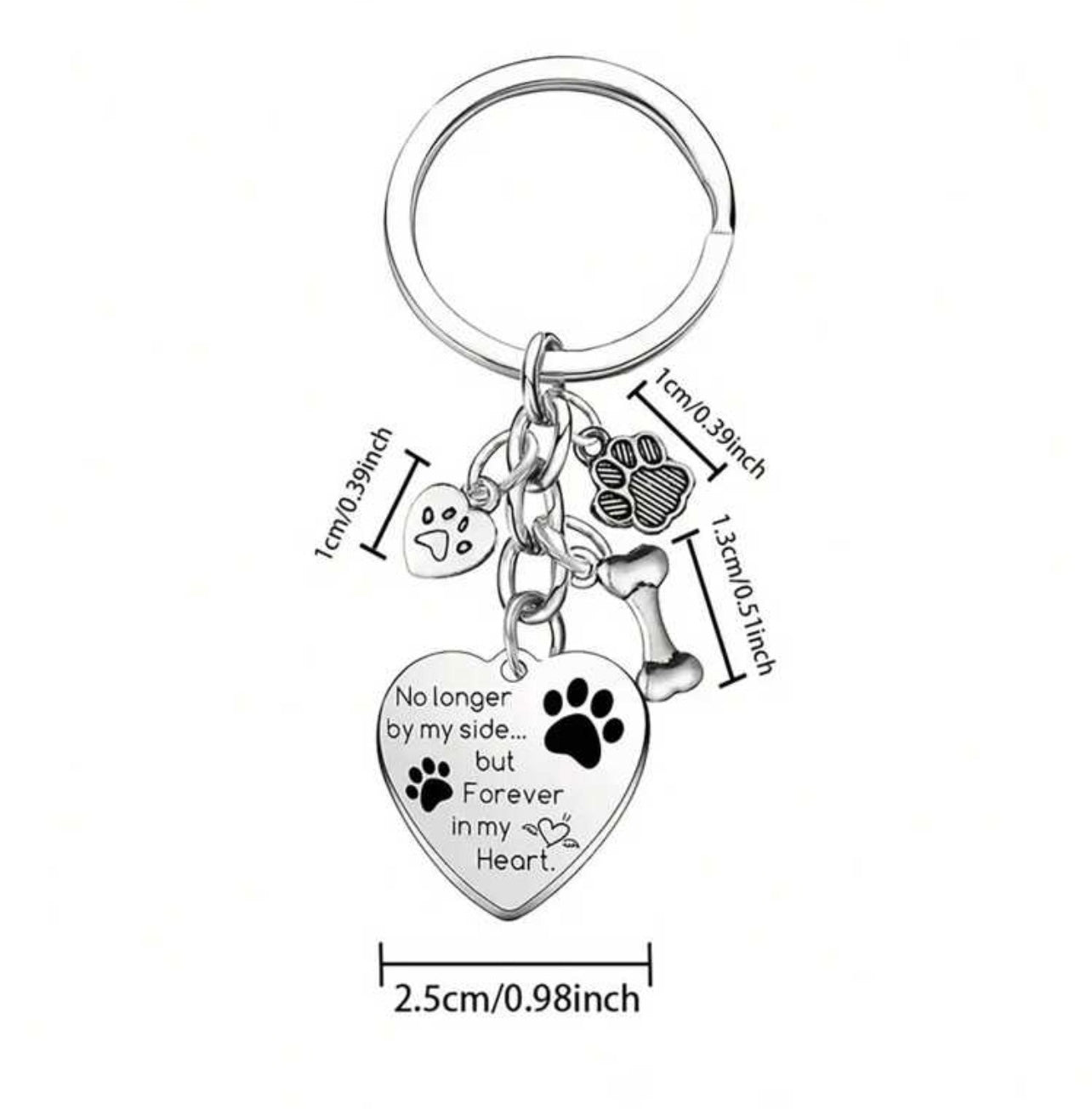Dog Memorial Keyring