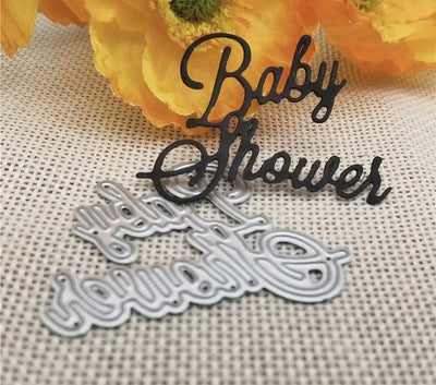 Gender Reveal Baby Shower Cutting Die