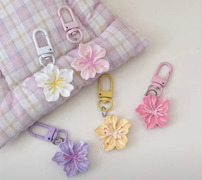 Cherry Blossom Keyring Charm
