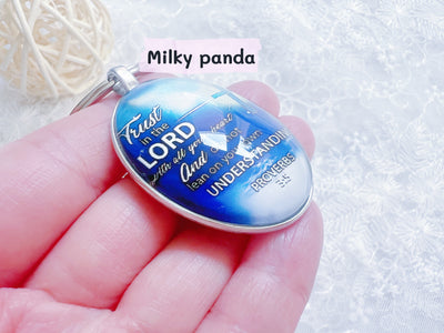 Christian Bible Verse Keyring