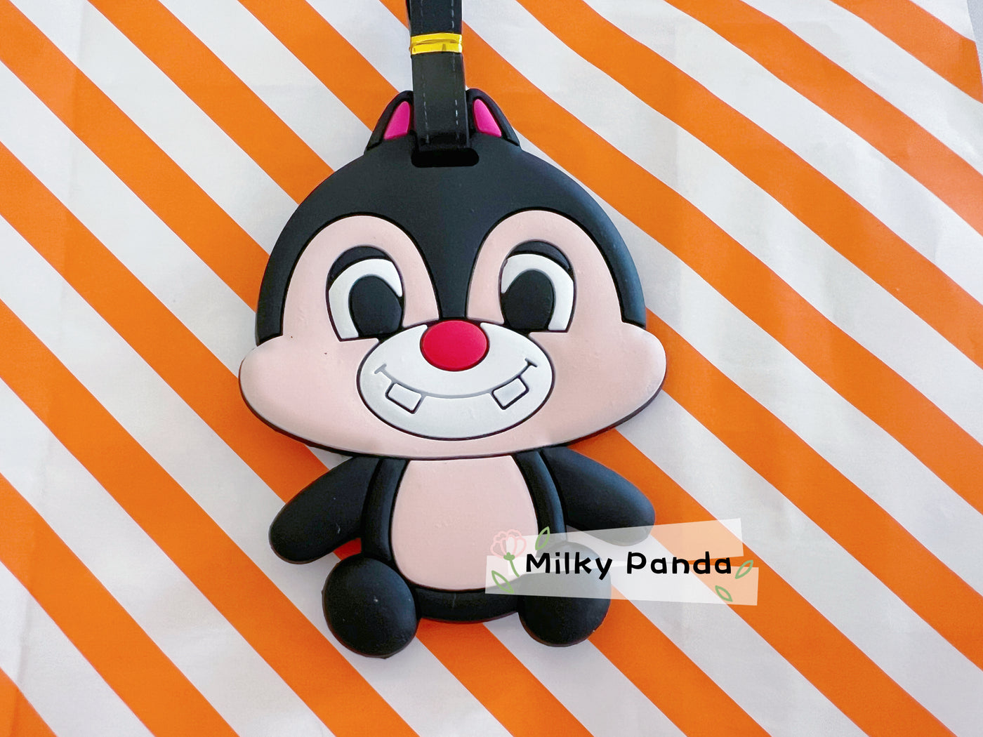 Squirrel luggage tag