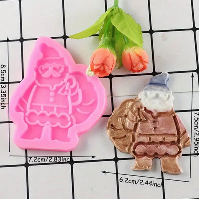 Santa Fondant Mould
