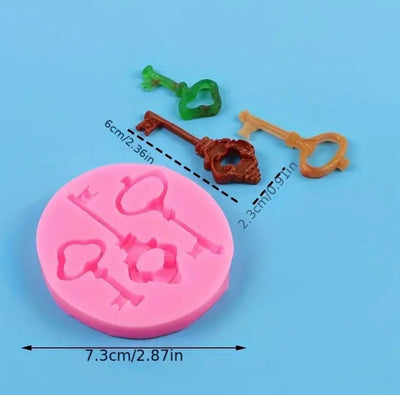 Vintage Key Fondant Mould