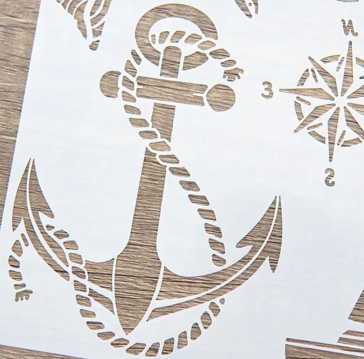 Sea Themed Stencil