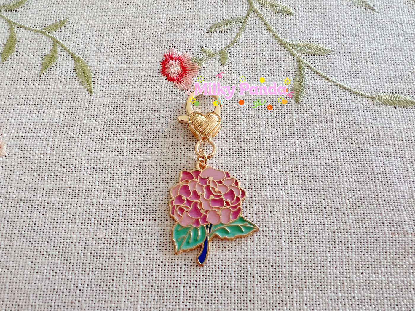 Flower Keyring Charm