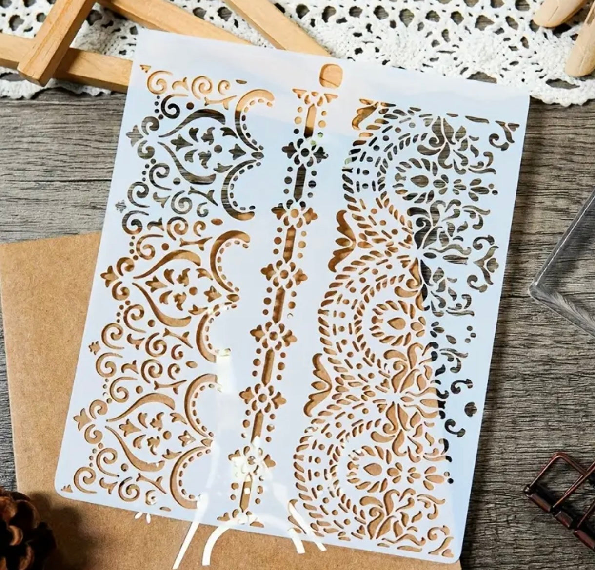 Lace Patterns Stencil