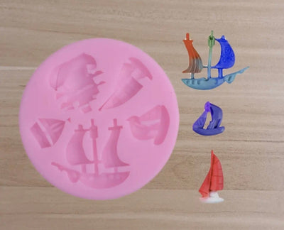 Sailing Ships Fondant Mould