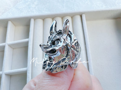Punk Wolf Ring