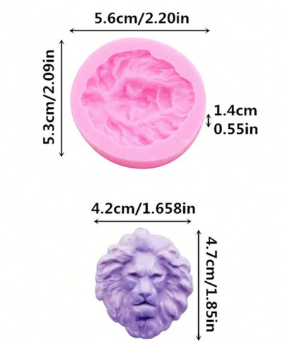 Lion Fondant Mould