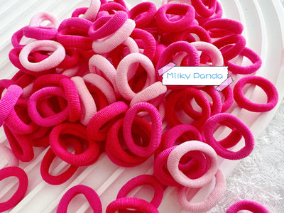 Kids Hair Ties - Red