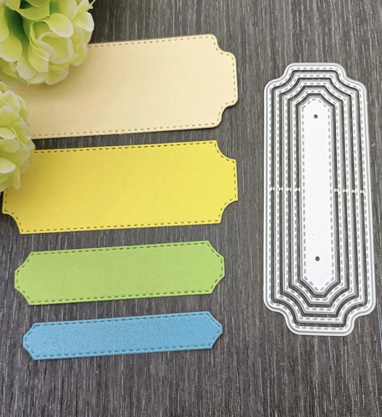 5 PCs Bookmark Cutting Die