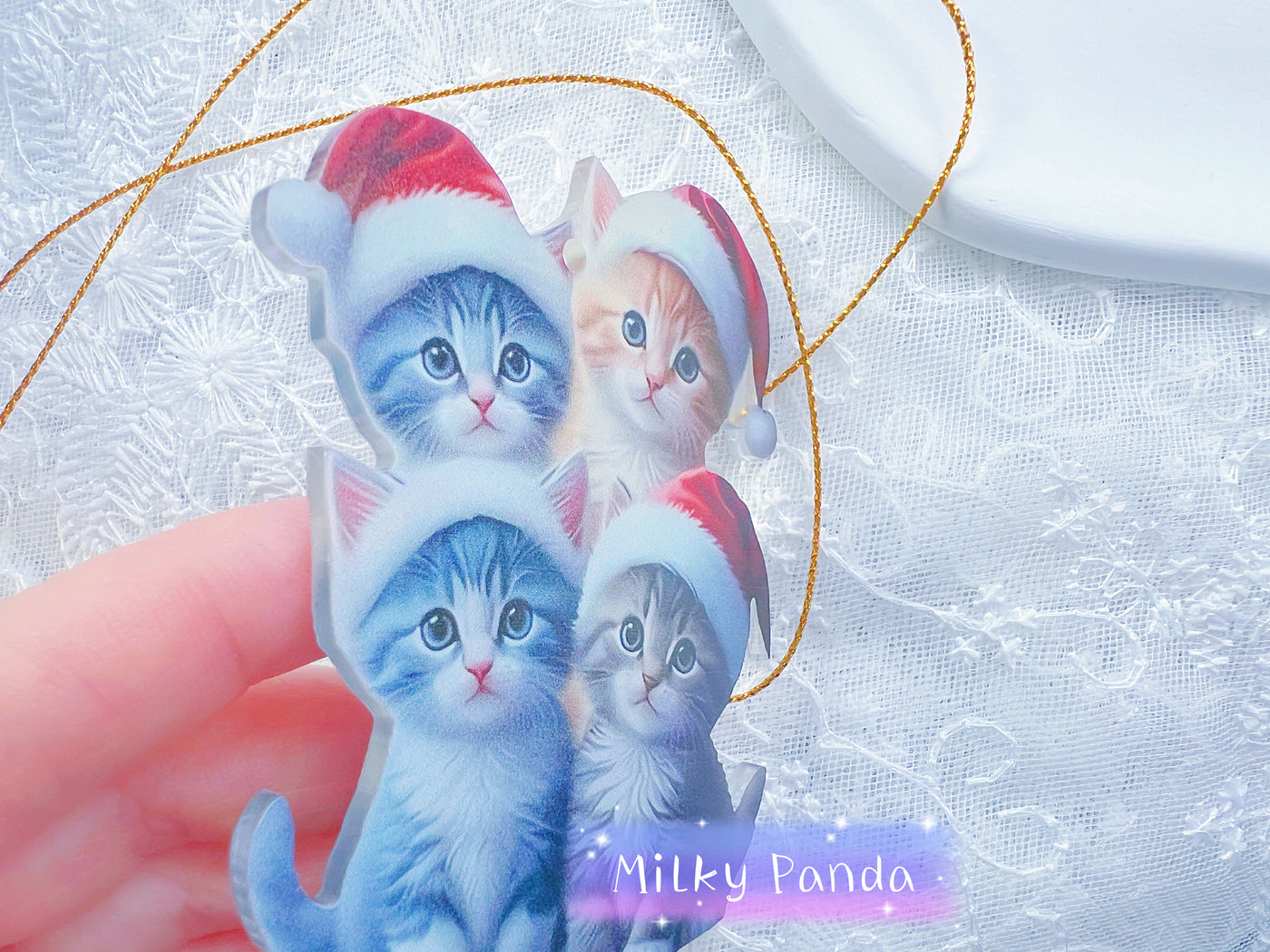 Christmas Cat Charm