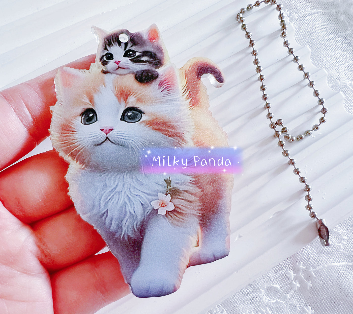 Cat Keyring Charm
