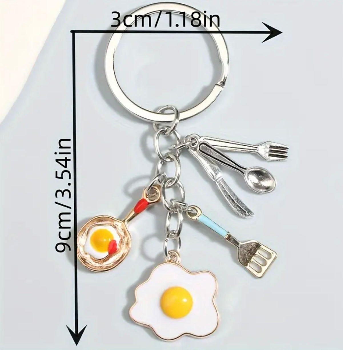 Kitchen Theme Keyring