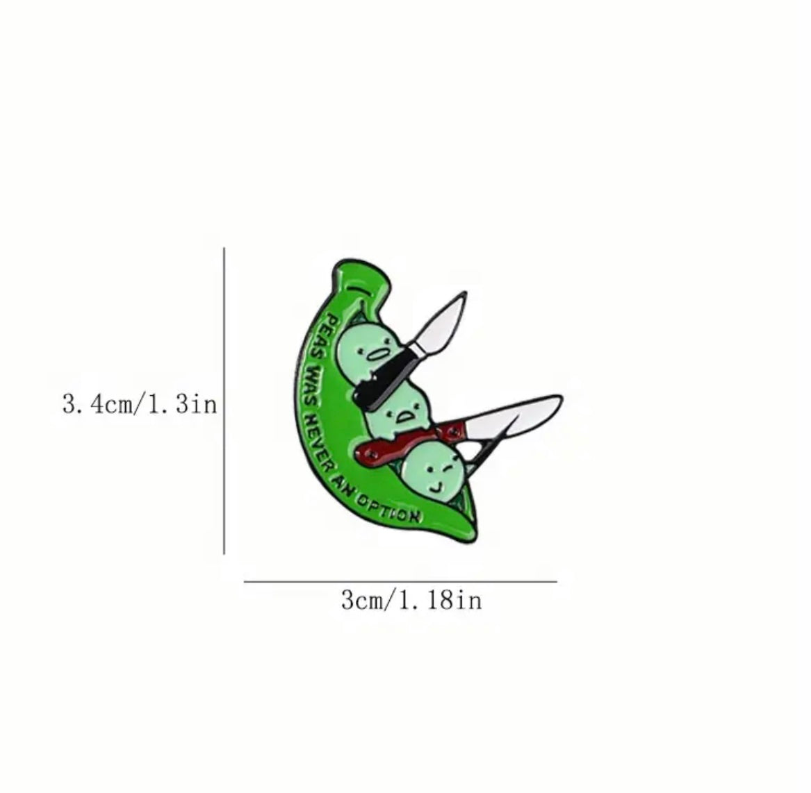 Cute Peas Pin