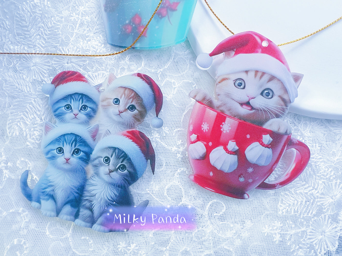 Christmas Cat Charm