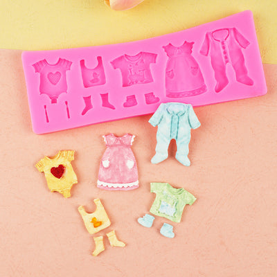Baby Clothes Fondant Mould