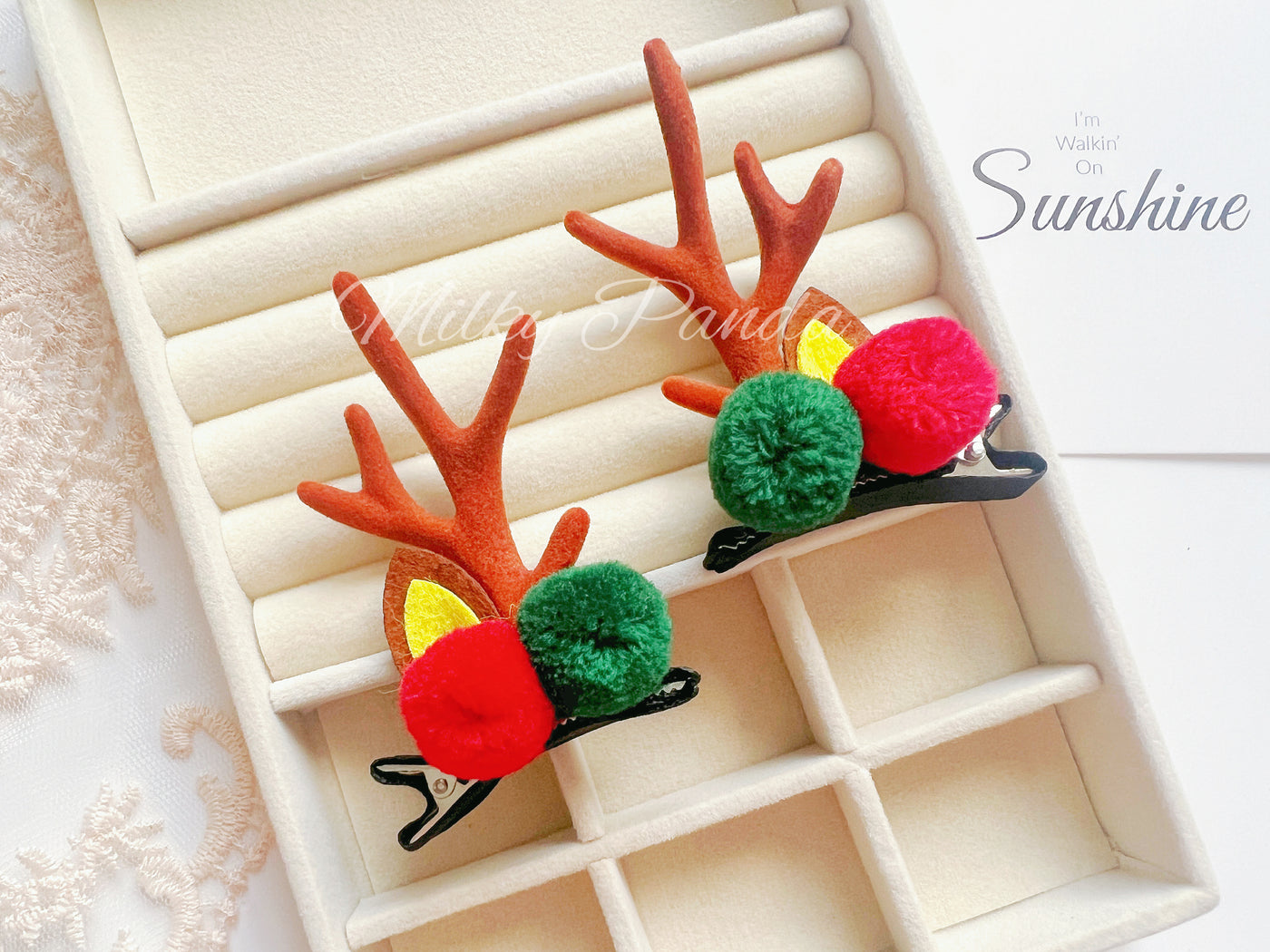 Christmas Themed  Hair Clips 