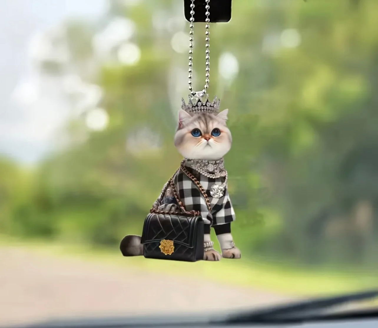 Cat Keyring Charm