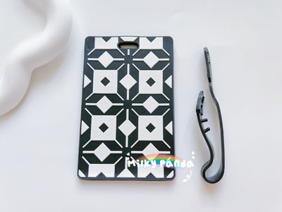 Pattern luggage tag