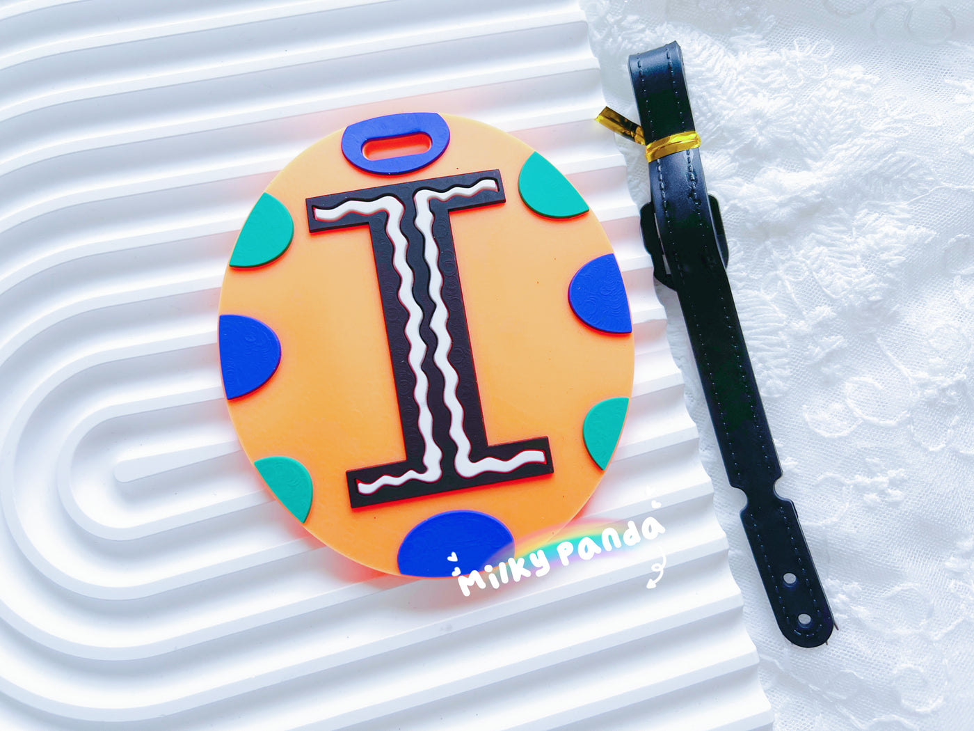 Initial Letter Luggage Tag