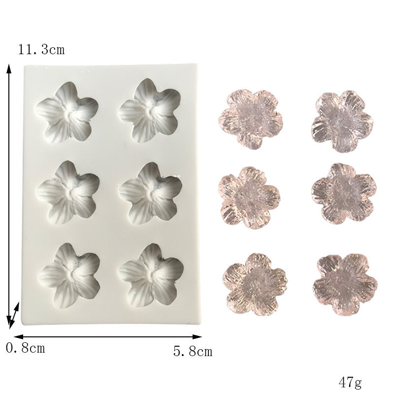 Cherry Blossom Flower Fondant Mould