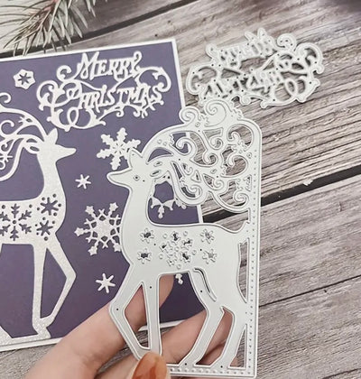 Christmas Deer Cutting Die