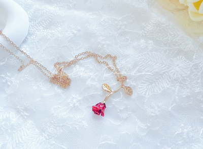 Red Rose Necklace