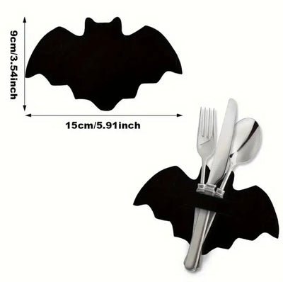Halloween Bat Cutlery Holder