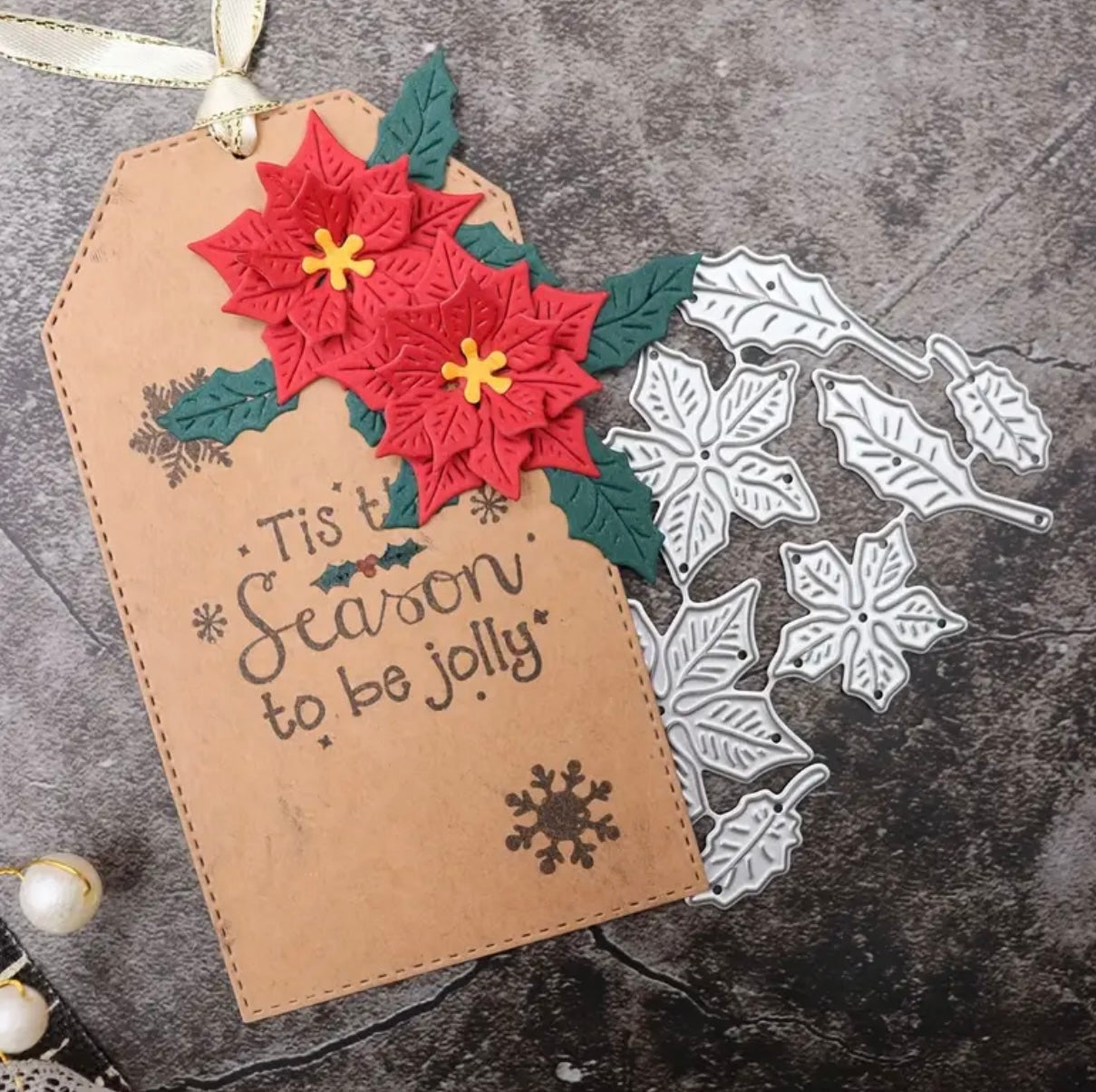 Christmas Flower Cutting Die