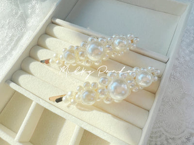 2 PCs Pearl Hair Clips