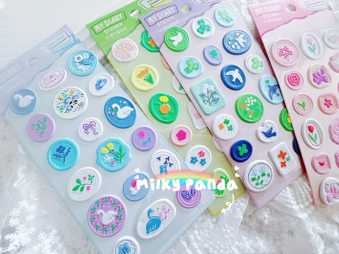 Puff Wax Seal Sticker