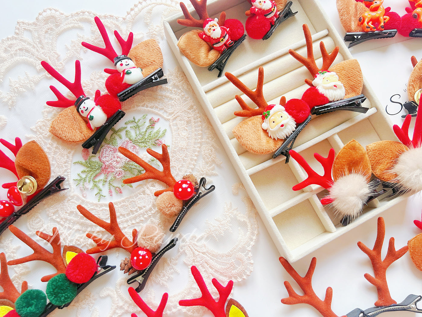 Christmas Themed  Hair Clips 