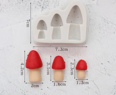 Mushroom Icing Mould