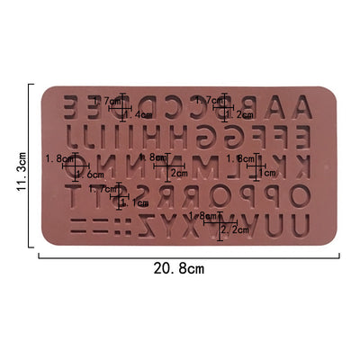 Alphabet Chocolate Mould