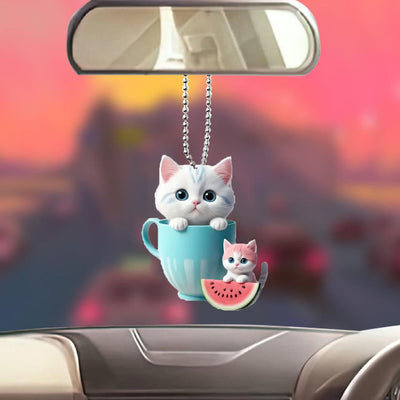 Cat Keyring Charm