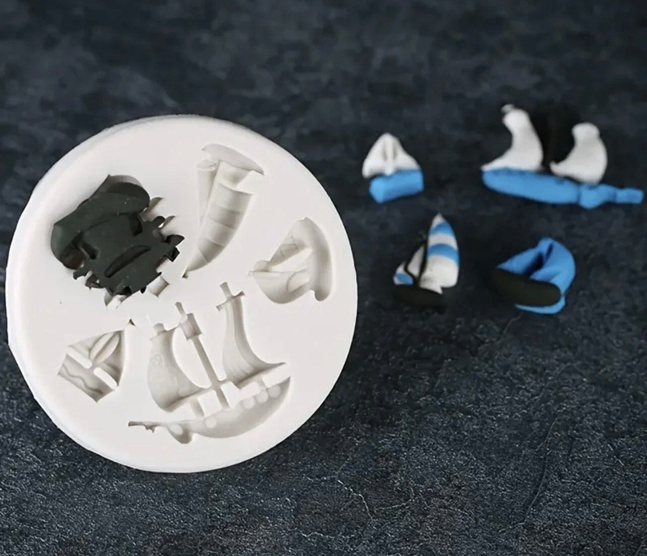 Sailing Ships Fondant Mould