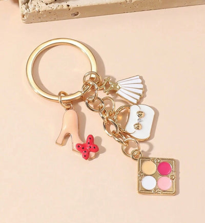 High Heels & Make Up Keyring