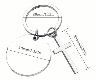 Christian Bible Verse Keyring