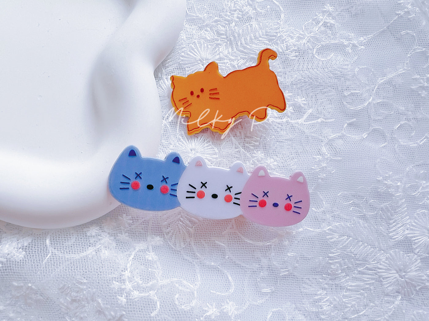 Animal Hair Clips Set