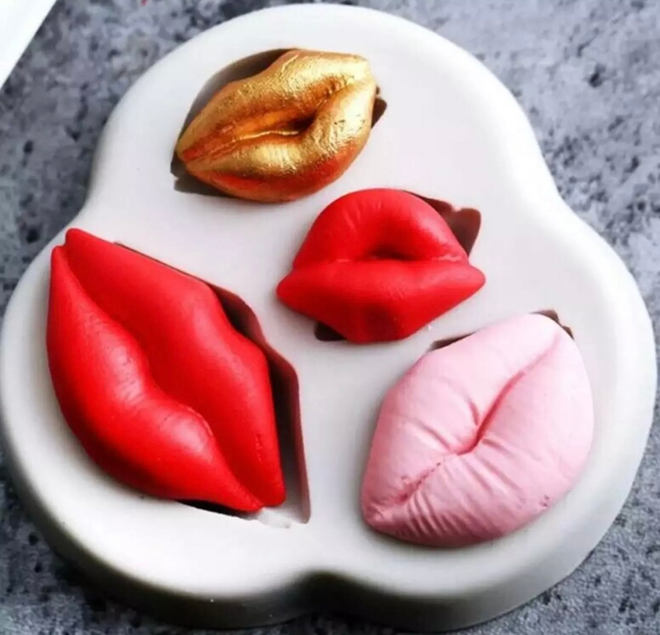 Lips Fondant Mould