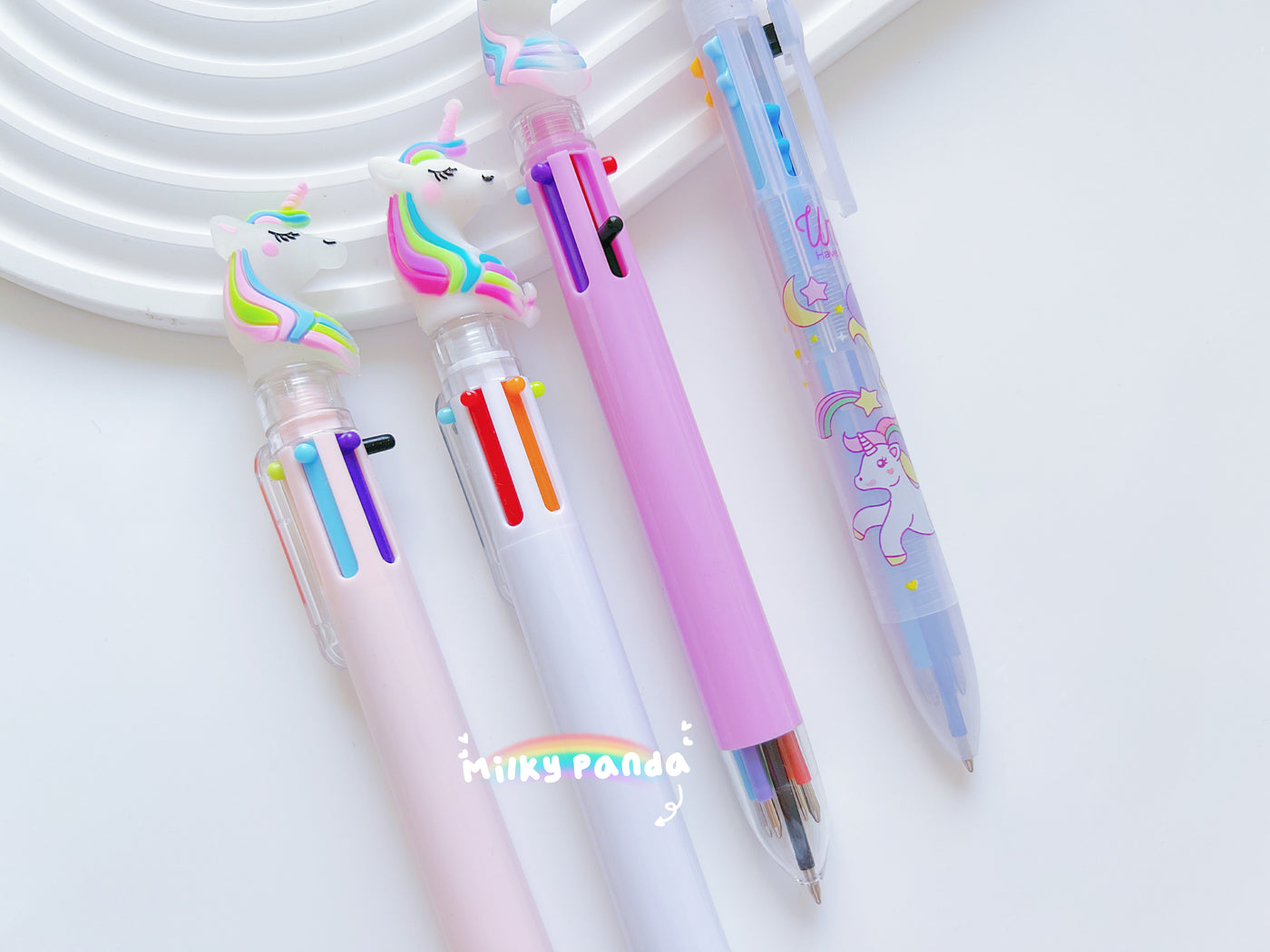 6 Colours unicorn pen