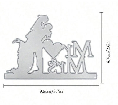 Mr & Mrs Cutting Die